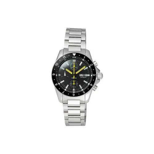 YEMA 오토매틱 메커니컬 무브먼트 남성 유럽 미국 시계 40MM 블랙
