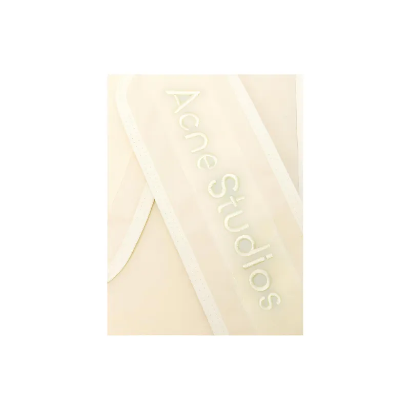 Acne Studios Cotton Crossbody Bag Sling Bag Unisex White-3