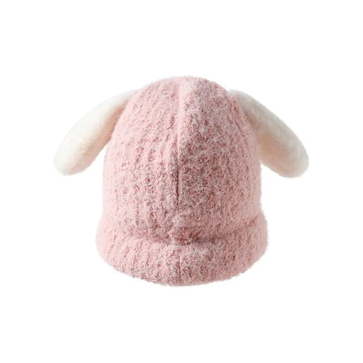 LAMLICKA Acrylic Beanies Women's Pink-1