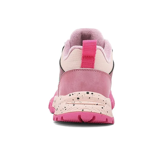 Jeep Slip Resistant Anti Kick Wear Resistant Warm Mid Top Kids Lifestyle Shoes Sky Water Emerald Peach Pink Kids'-5