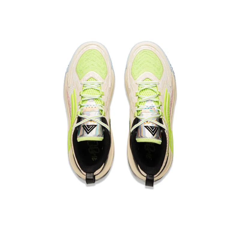 LiNing Air Raid 11 Cushioned Slip-Resistant Lightweight Low-Top Performance Basketball Shoes Men's Stone White Gray-3