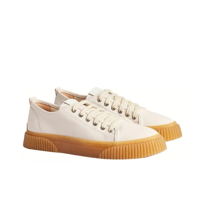 AMIPARIS Low Top Stylish Skateboarding Shoes Men's White-2