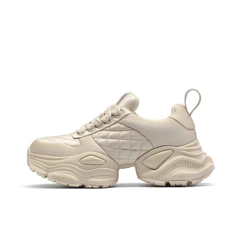 GOLDLION Slip Resistant Cushioning Low Top Chunky Sneakers Women's-5