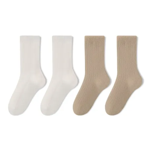 Moremoli Mid Calf Socks Women's 4 Pack