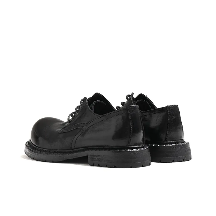 IGESHI Men's Casual Shoes Men Low Top Black-3