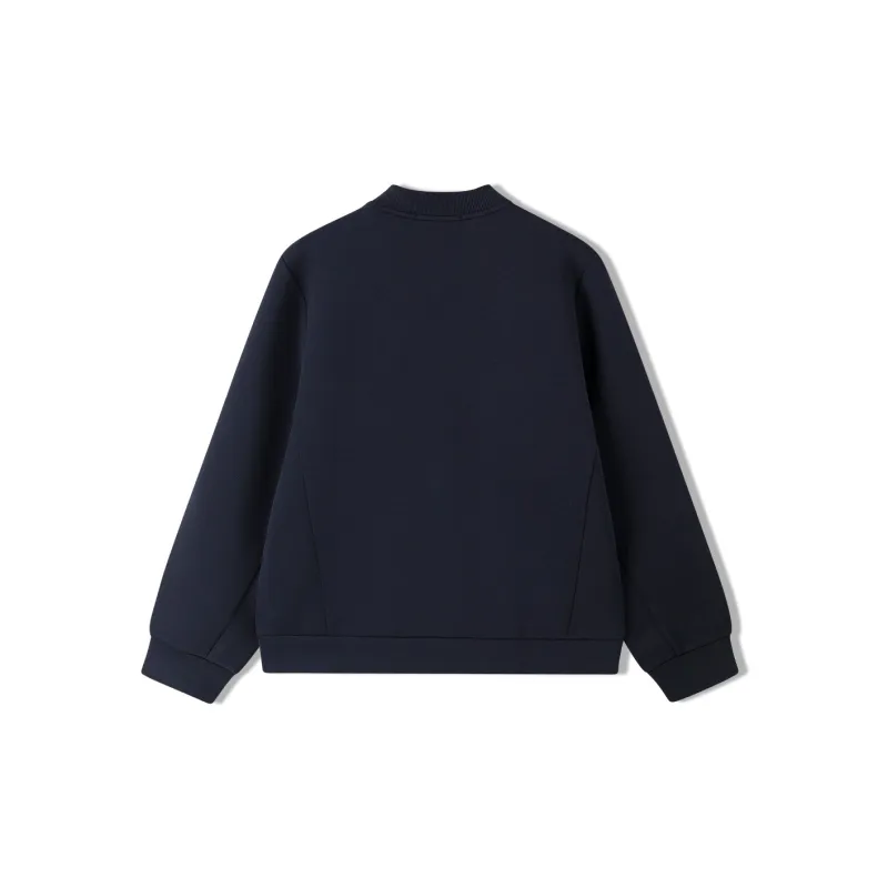 Elle Active Baseball Jacket Women's Navy Blue-1