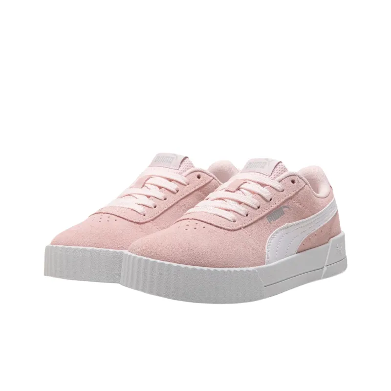 PUMA Carina Anti-Slip Wear-Resistant Low-Top Skateboard Shoes Women's Pink-2