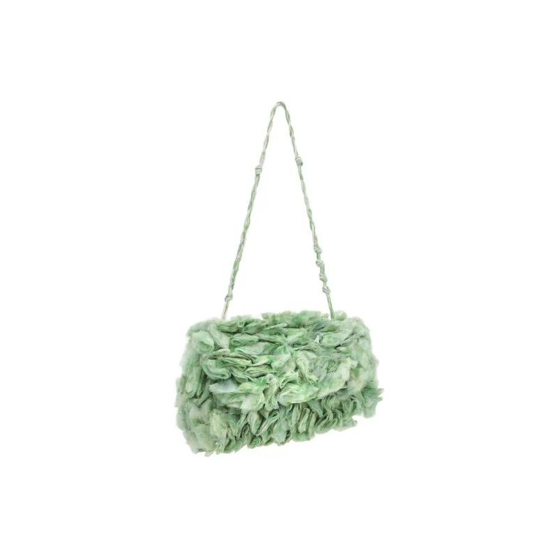 DRIES VAN NOTEN Fabric Portable Crossbody Bag Shoulder Bag Women's Green-2