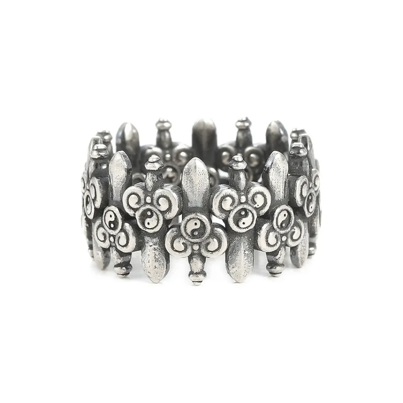 Yamagata S 990 Silver Full Silver Ring Men's-3
