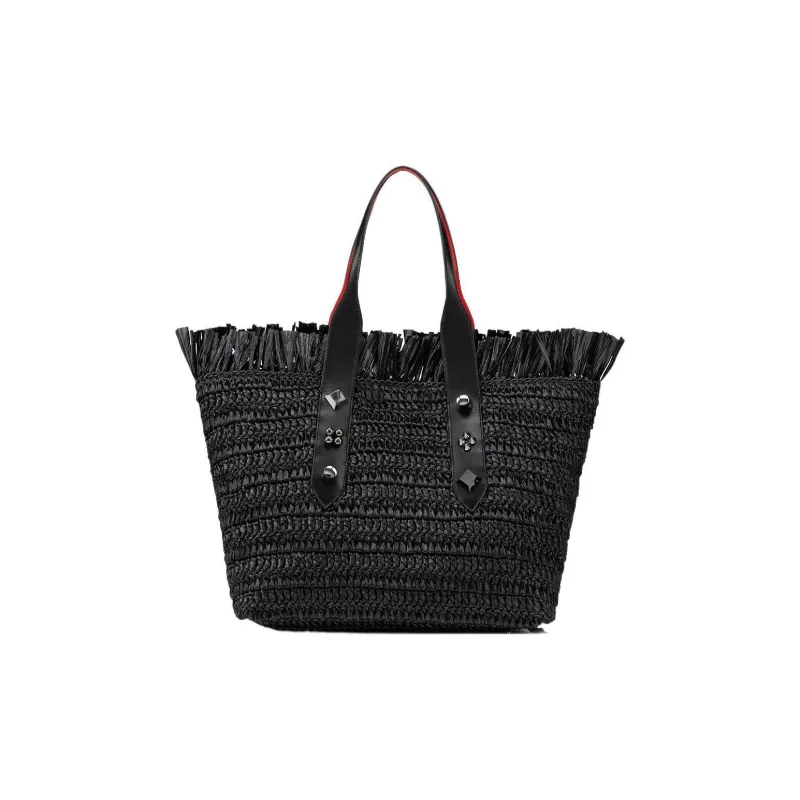 Christian Louboutin Raffia Tote Bag-2