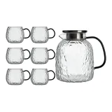 Bark Pattern Teapot 1800ml+Bark Pattern Cup 380ml X 6