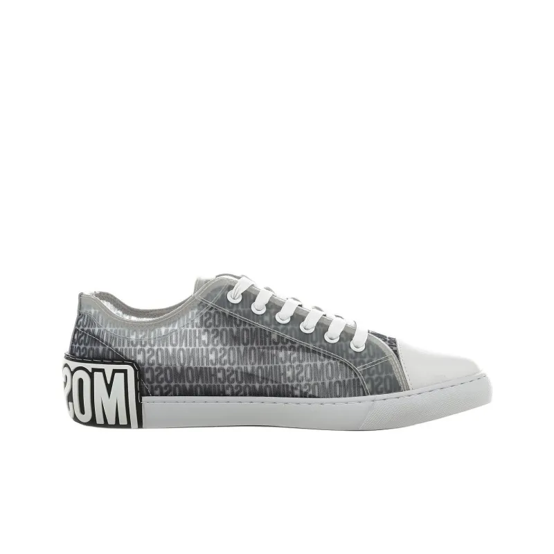 MOSCHINO Lost And Found Web Lace Up Sneakers-1