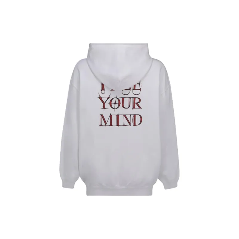 Balenciaga Gothic Logo Free Your Mind Hoodie-1