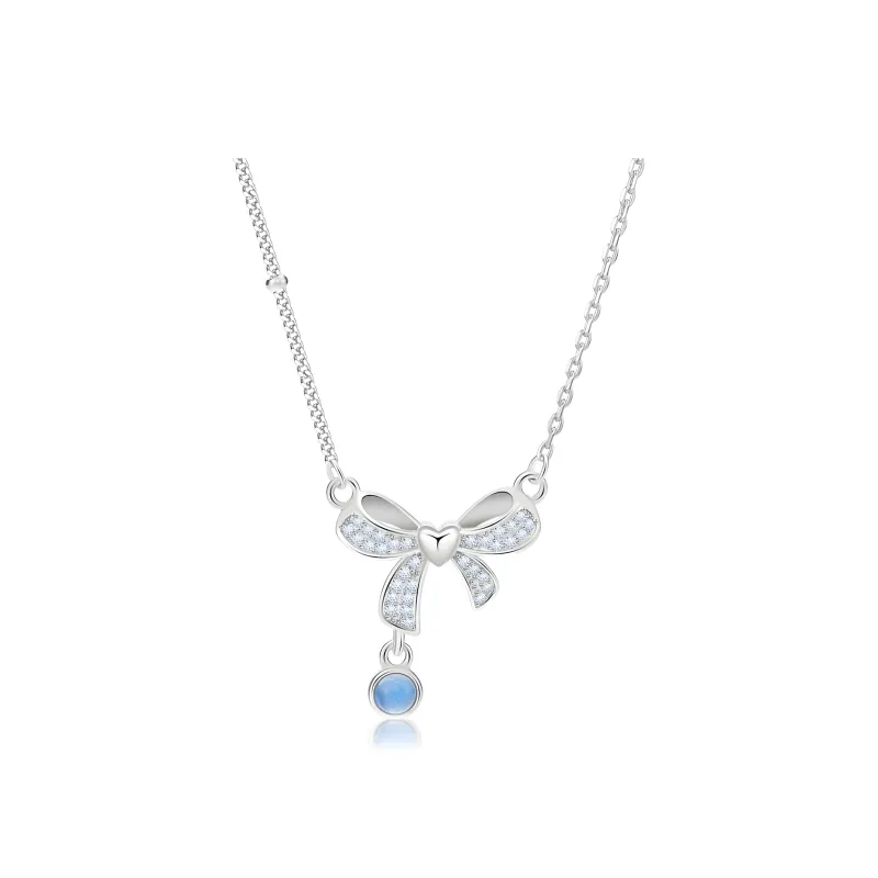 CLARKIA FLOWER 925 Sterling Silver Necklaces Women's-0