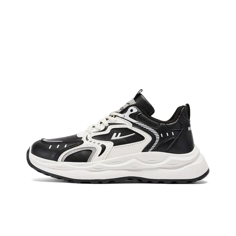 WARRIOR Chunky Sneakers Men Low Top Black Rice-0