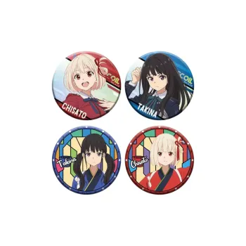 CHAOKEWAN Lycoris Recoil Paulownia Thousand Twigs Takina Inoue Laser Double Flash Badge Badges