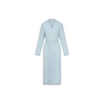 SKIMS FW24 Fake Day Collection SOFT LOUNGE LONG ROBE Pajama Robe Women's FROST/Frozen Blue