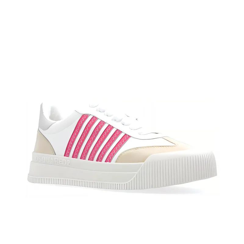 DSQUARED 2 Striped Round Toe Sneakers Women's-2