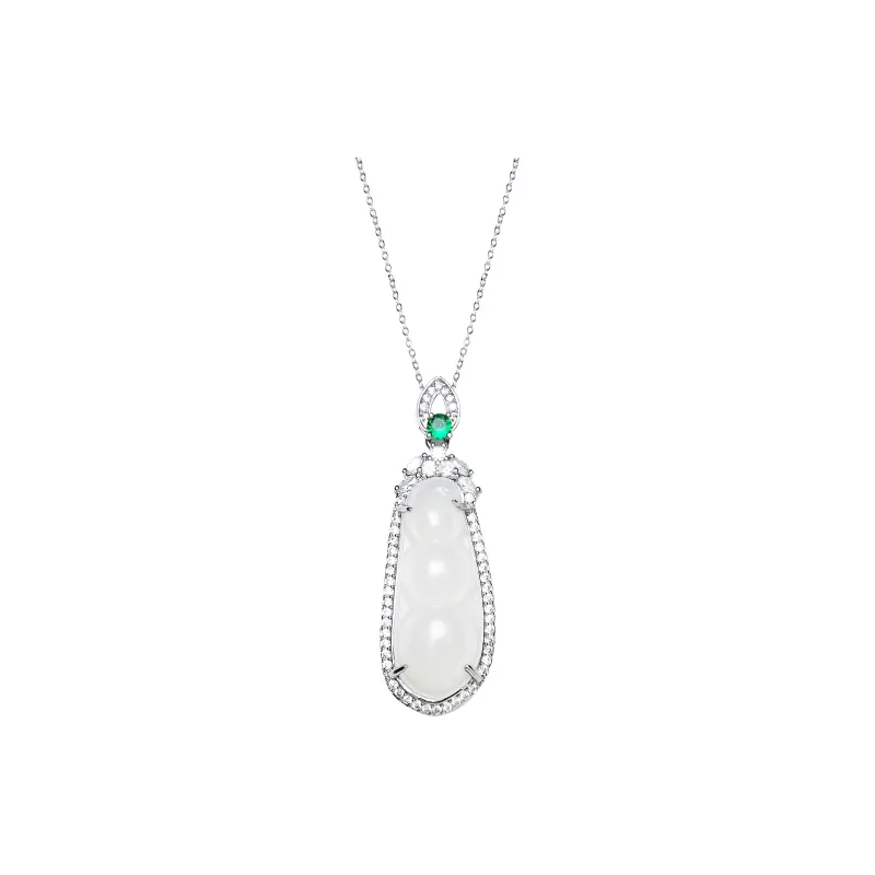 BUDOUXIAOAI Chalcedony Necklaces Unisex-0