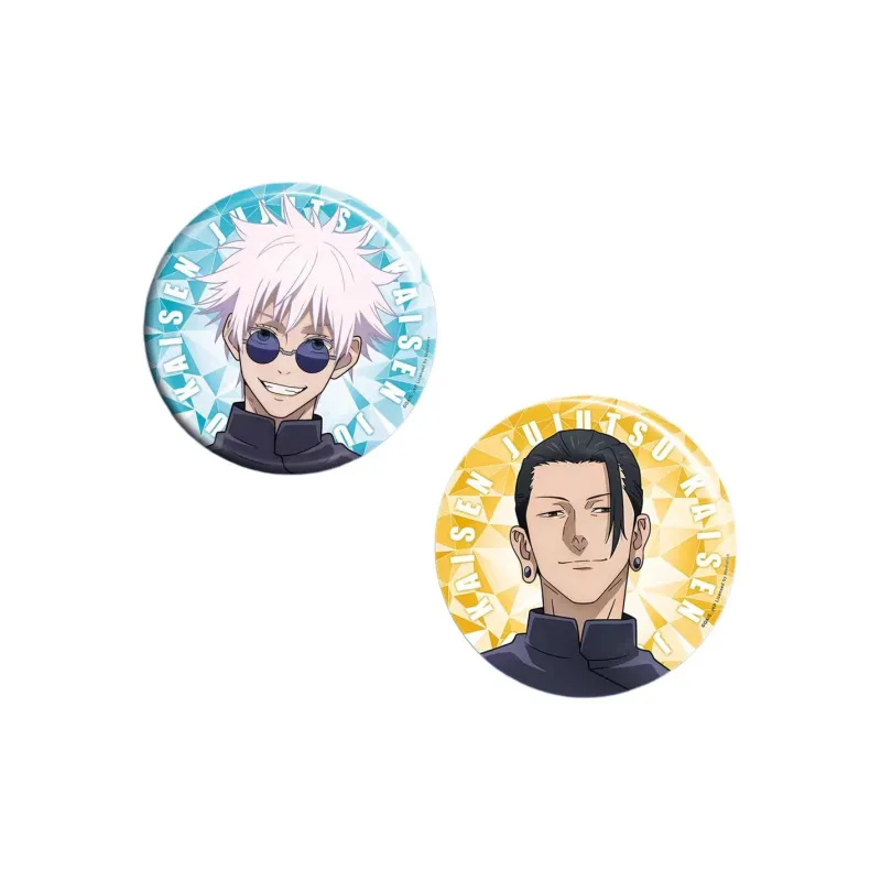 MOUXUYY Satoru Gojo Suguru Geto Jujutsu Kaisen  The Chapter Of Huaiyu Laser 75mm Badge Badges-5