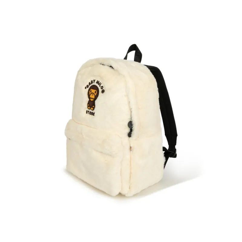 BABY MILO STORE BY A BATHING APE Fabric Backpack Regular Unisex White-2