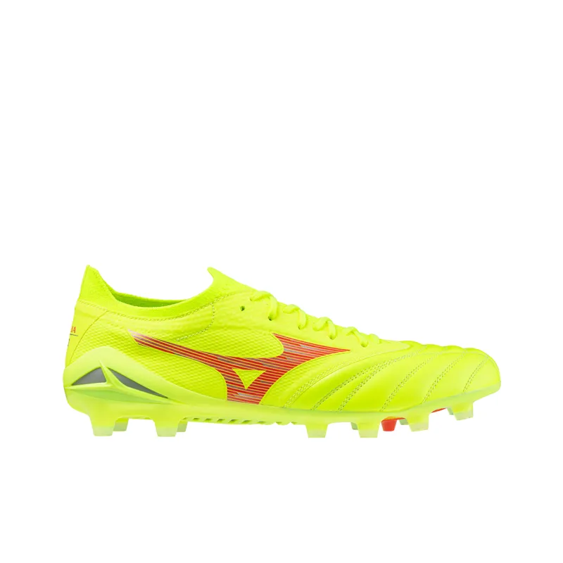 Mizuno Morelia Neo 4 Non slip Support Soccer Shoes Unisex Yellow-1