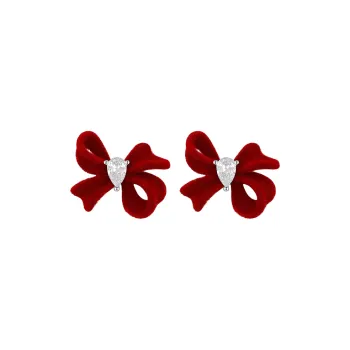 MCK 925 Silver Needles Earrings Women's