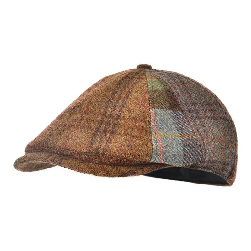 KENMONT Sheep Wool Berets Women's Black Gray Color-4