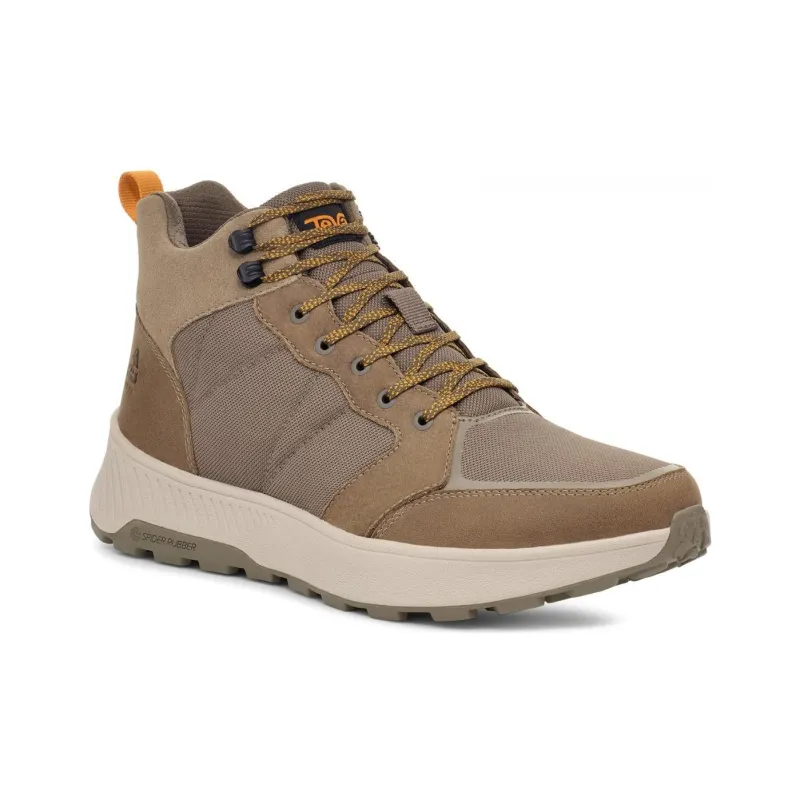 Teva Anti Slip Wear Resistant Mid Top Hiking Shoes Men's Taupe-2