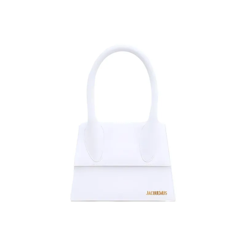 Jacquemus Leather Handbag Medium Size Women's White-0