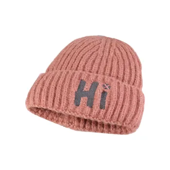 PISHUSHU Polyamide Beanies Women's Pink Khaki Mocha