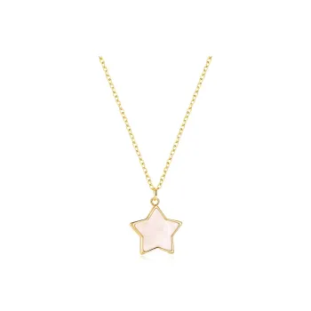 ONEKISS Gold Plated Copper Shell Necklaces Women's