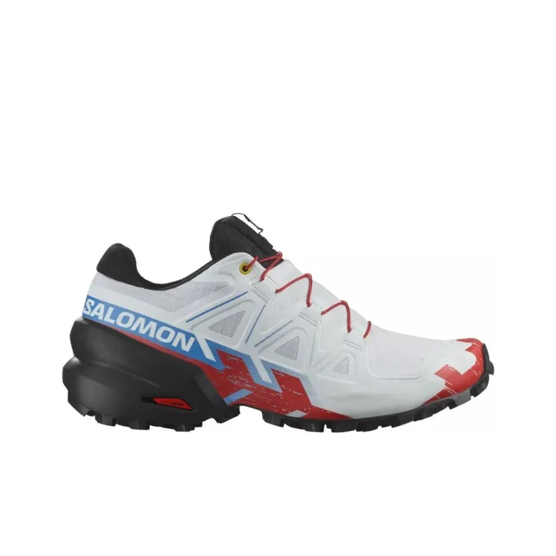 SALOMON Speedcross 6 Anti Slip Wear Resistant Low Top Running Shoes Women's White-1