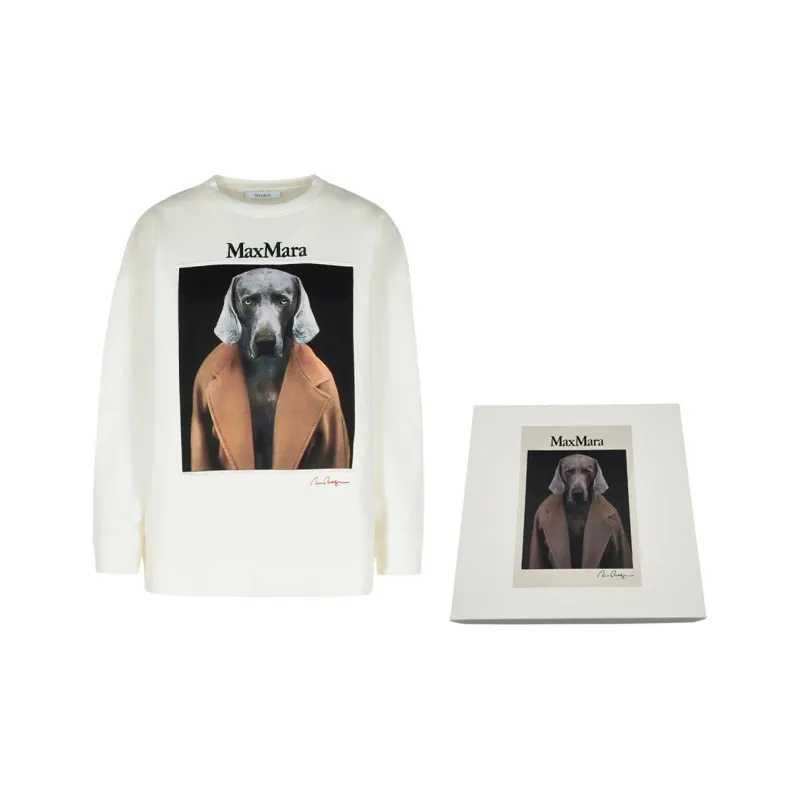 MaxMara Sweatshirt Women's White-3