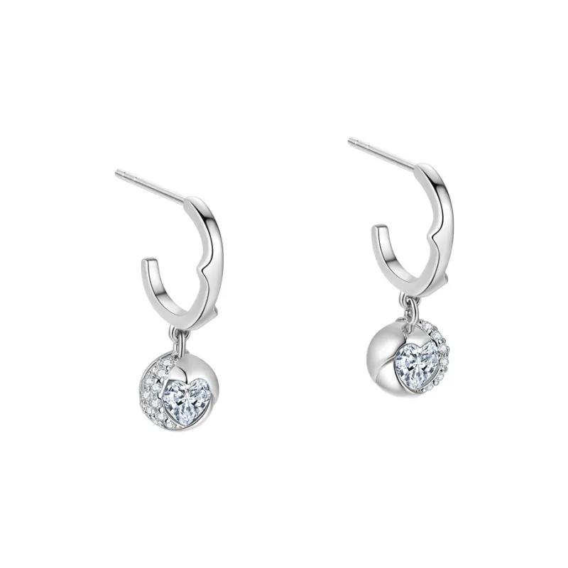 CHIEMOT S925 Silver Earrings Women's-3