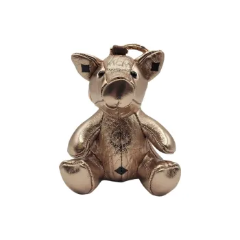 MCM Metal Keychains Women's Gold