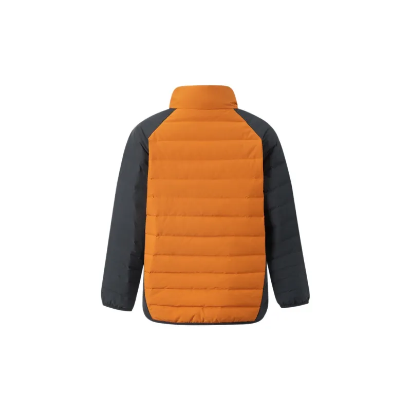 LiNing Down Jacket Unisex Fruit Jelly Orange/Charcoal Black-2