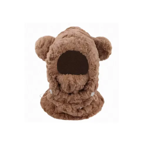 XTEP Casual Fashion Versatile Anime Cute Facial Features Fuzzy Beanie Unisex