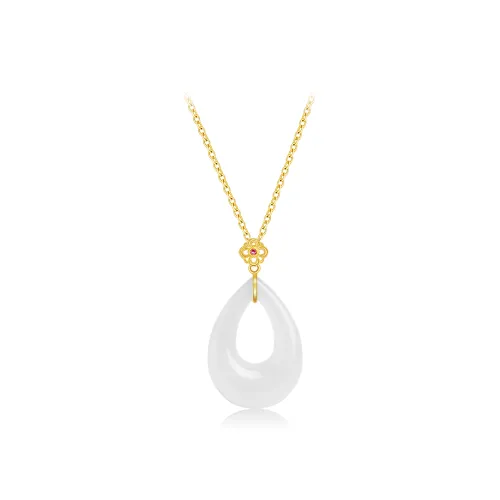 YINXIANGMOU Hetian Jade Necklaces White Jade Women's