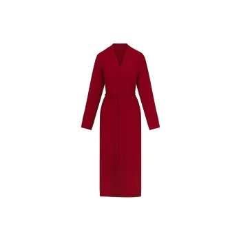 SKIMS FW24 Fake Day Collection SOFT LOUNGE LONG ROBE Pajama Robe Women's BRICK Red