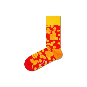 Happy Socks Mid Calf Socks Women's 1 Pack Red Shades