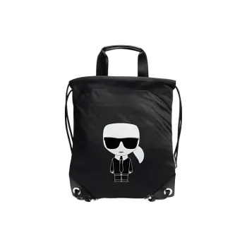 KARL LAGERFELD Nylon Backpack Women's Black