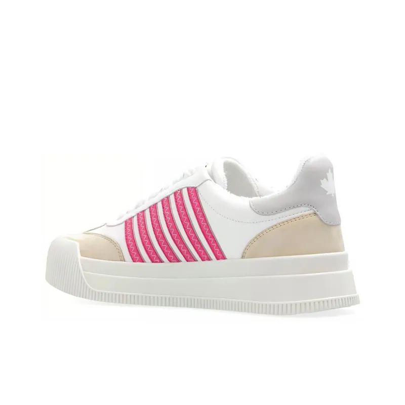 DSQUARED 2 Striped Round Toe Sneakers Women's-3