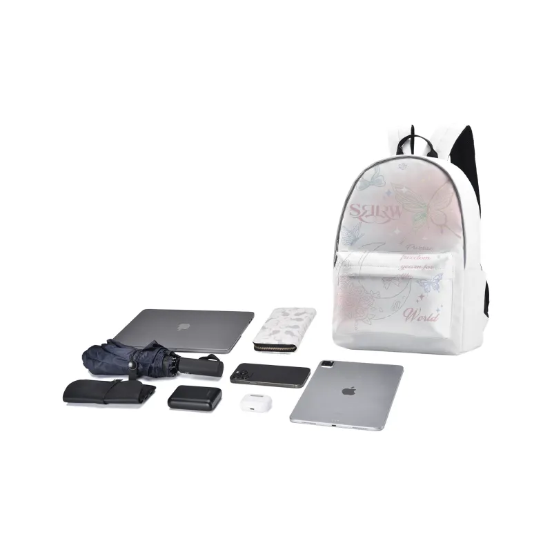 SRRW PU Student Backpack Women's Multicolor-4
