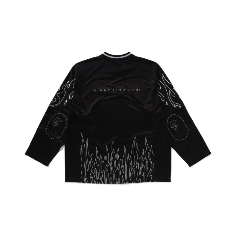 Bape Flame Football Jersey-1