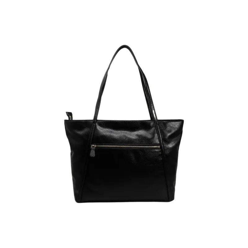 GUESS Polyurethane Tote Bag, Shopping Bag, Shoulder Bag, Handbag Regular Women's Black-3