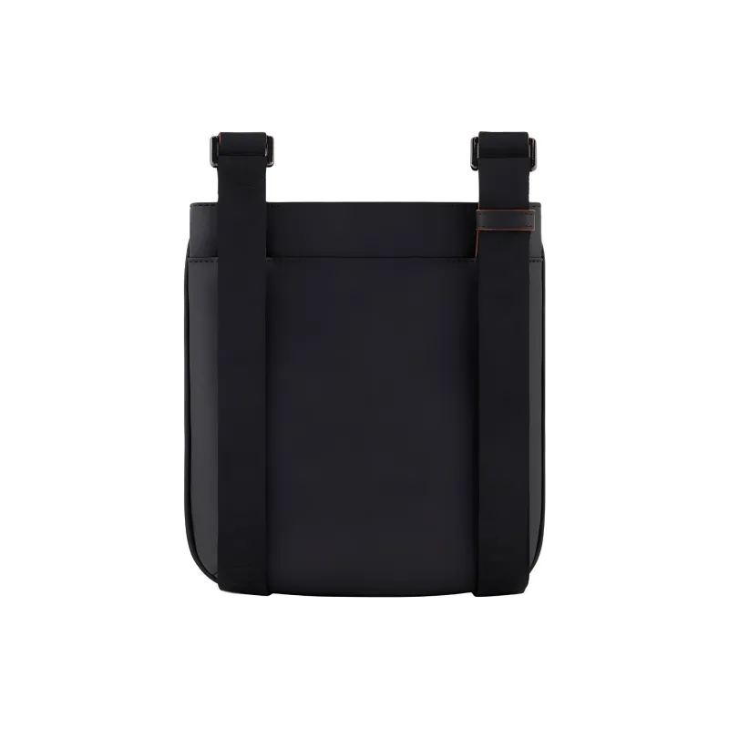 EMPORIO ARMANI PU Messenger Bag Shoulder Bag Crossbody Bag Men's Black & Orange-3