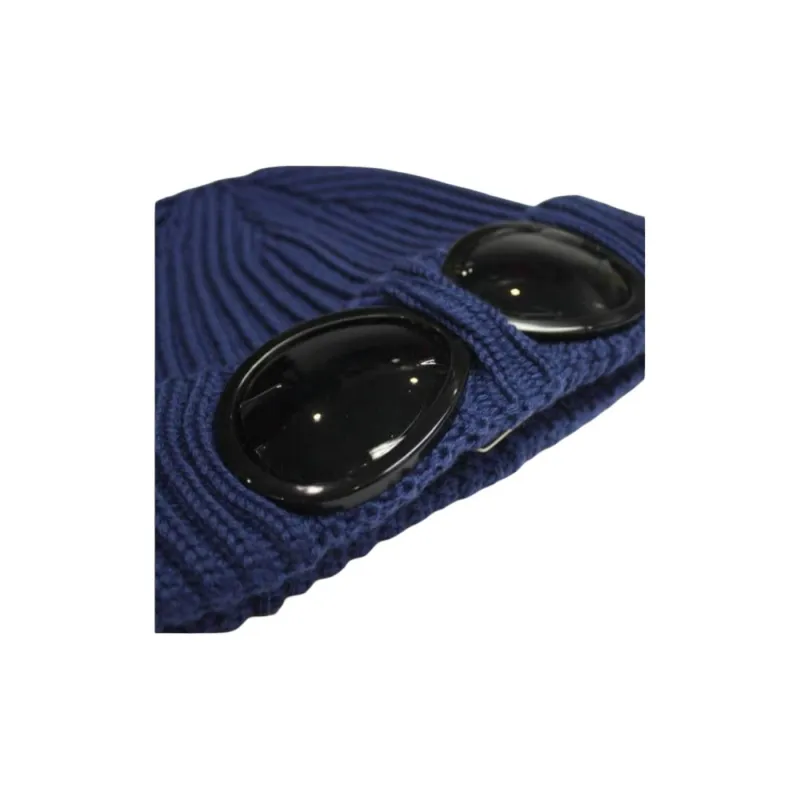 C.P.Company Goggle Detailed Turn Up Hem Beanie-2