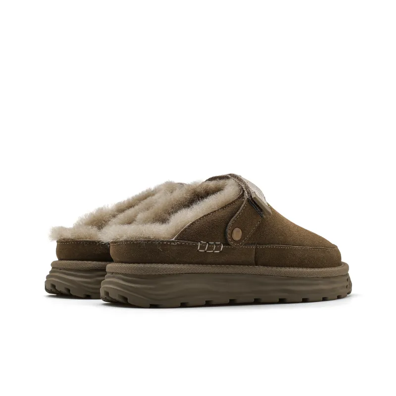 CUCS Rubber Sole Stitching Abrasion Resistant Slip Resistant Wrap toe Slippers Men's-10