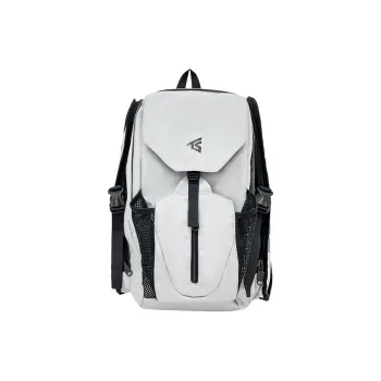 BRABOSTON Oxford Backpack Unisex Light Gray/Dark Gray/Black/Red